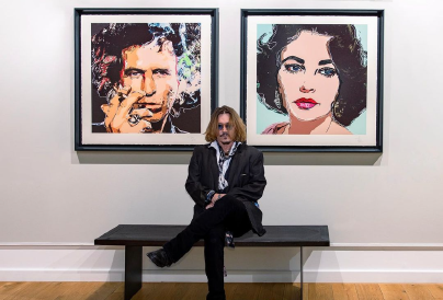 Hihetetlen, mekkora összegért keltek el Johnny Depp festményei