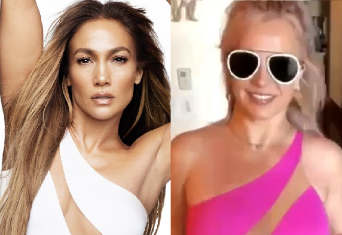 Jennifer Lopez koppintja Britney Spearst - kinek áll jobban?