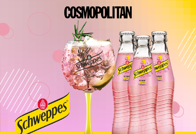 Készülj az év legnagyobb bulijára a Cosmopolitannal, nyerj Schweppes koktélkészítő szettet! 
