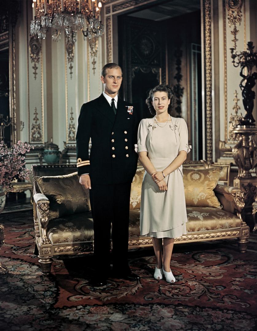 II. Erzsébet és Fülöp herceg 1947-ben
