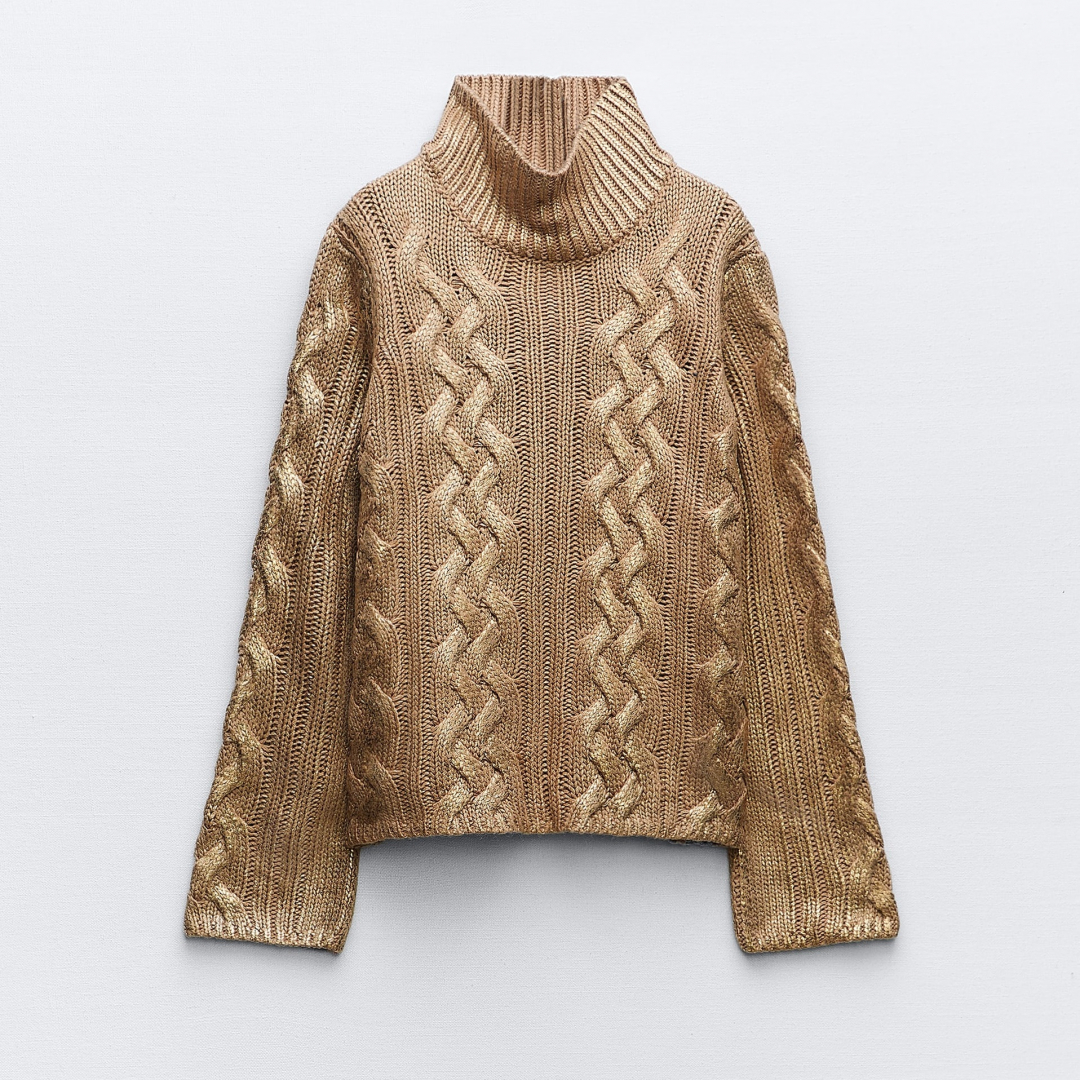 ZARA Foil knit sweater 11 995 Ft