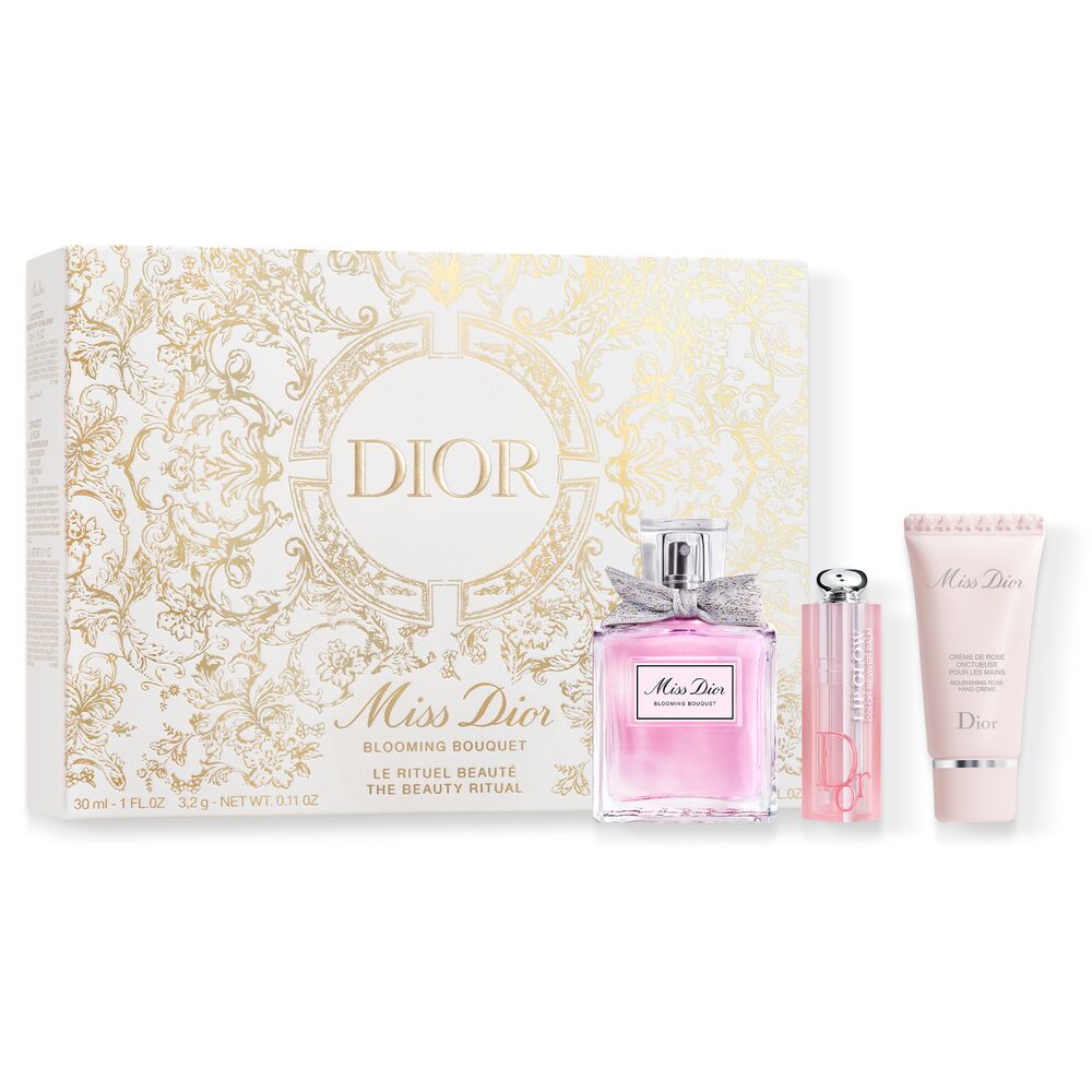 Dior Miss Dior Blooming Bouquet szett 30 ml parfüm + Dior Addict Lipglow szájfény + rózsás kézkrém 20 ml/48 290 Ft (Douglas.hu)